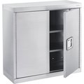 Global Industrial Wall Cabinet, Stainless Steel 430, 30W x 12D x 30H 316085